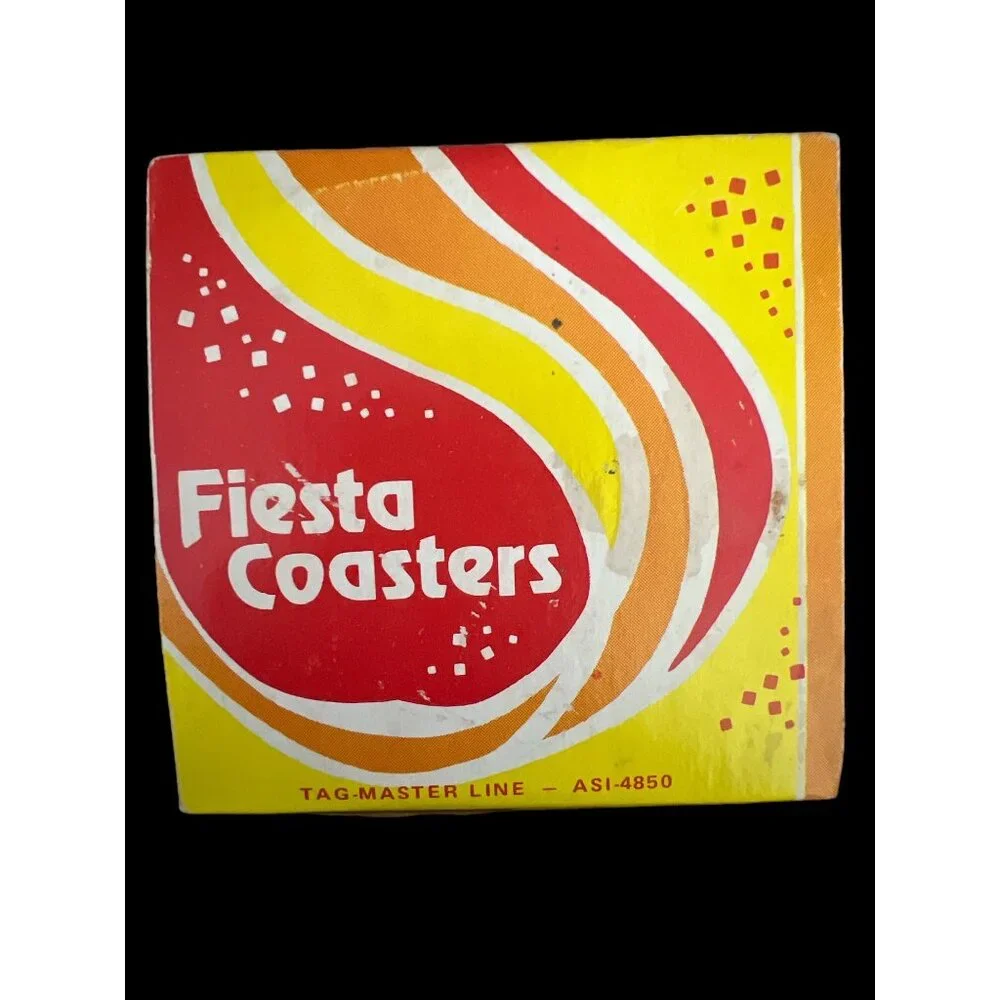 Vintage Plastic Fiesta‎ Coasters 